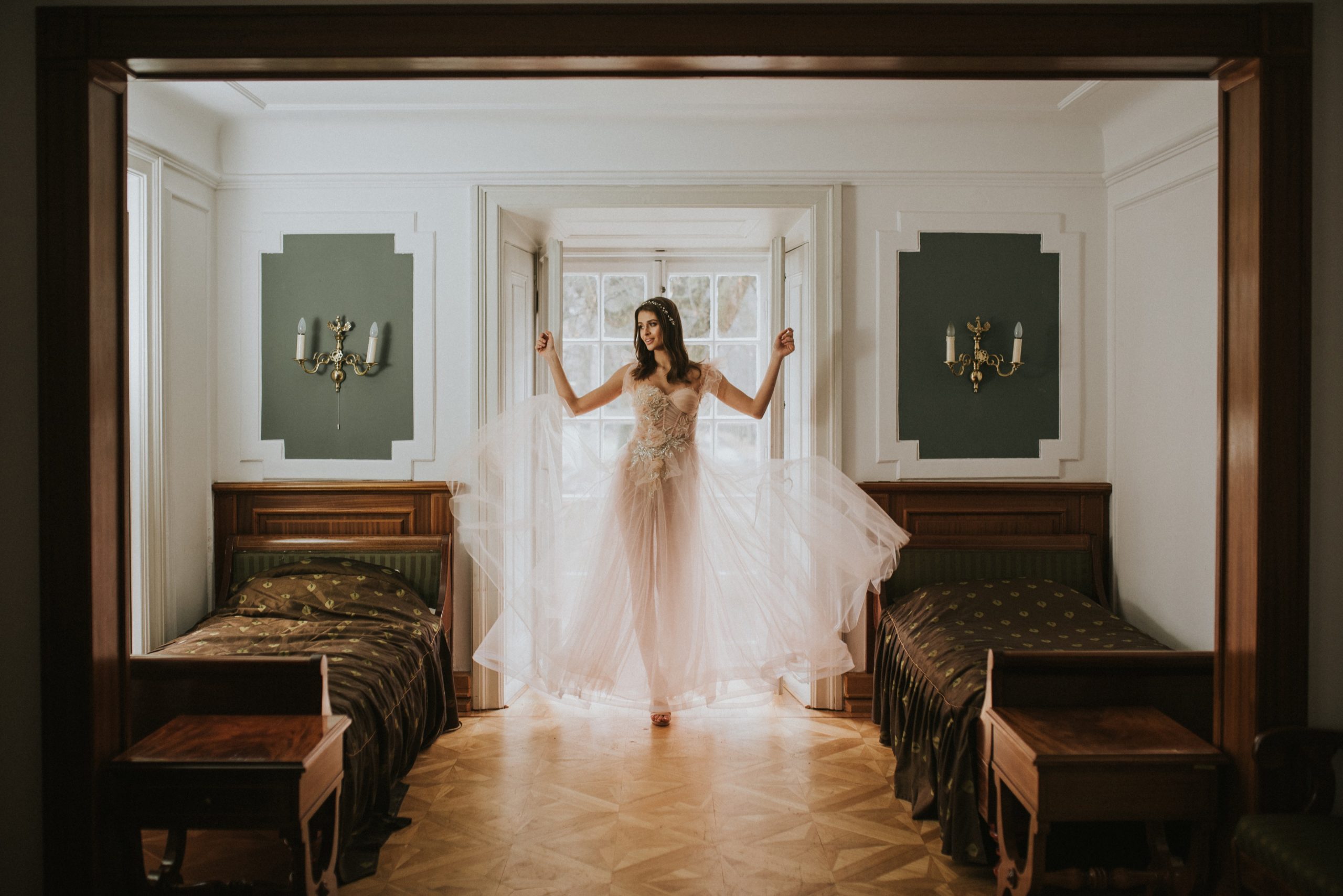 Pałac w Jabłonnie panna młoda